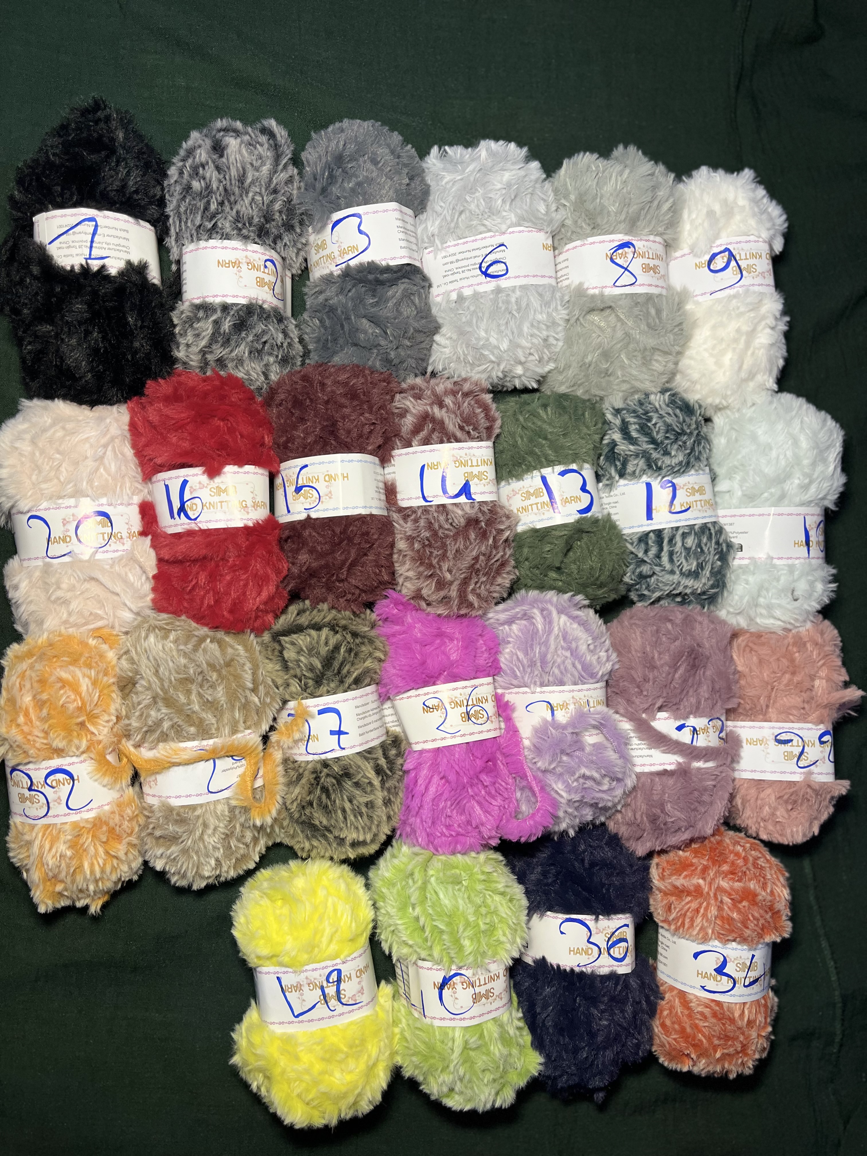 Fluffy yarn